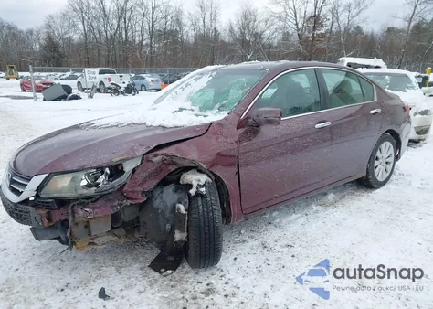 2013 Honda Accord Ex-L из США, поврежденный, VIN 1HGCR2F84DA099340